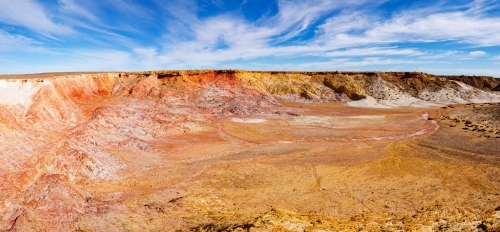 ochre cliffs - Australian Stock Image