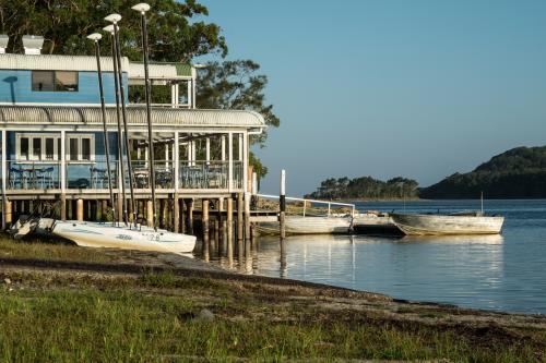 Old Boathouse - Australian Stock Image
