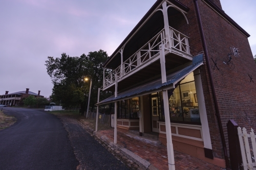 Old building in the historic gold mining town of Hill End NSW - Australian Stock Image