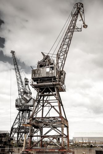 Old cranes in Fremantle