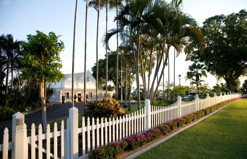 Old historical building in Darwin city - Australian Stock Image