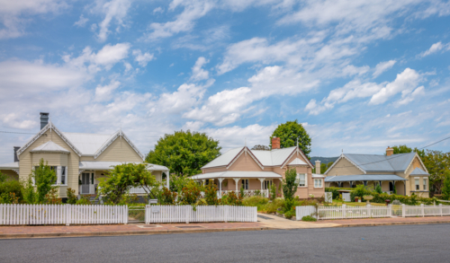 Old Houses in Tenterfield, northern New South Wales, Australia - Australian Stock Image