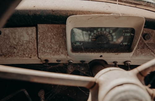 Old rusty farm truck - Australian Stock Image