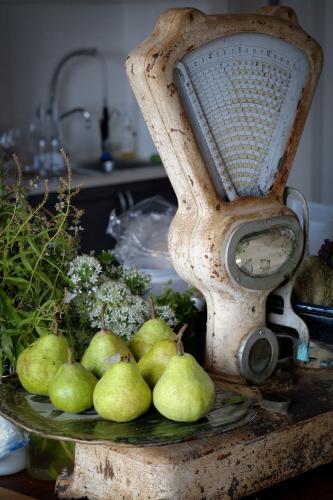 Old Scales with pears - Australian Stock Image