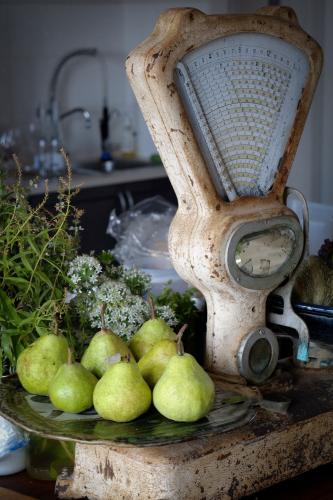 Old Scales with pears