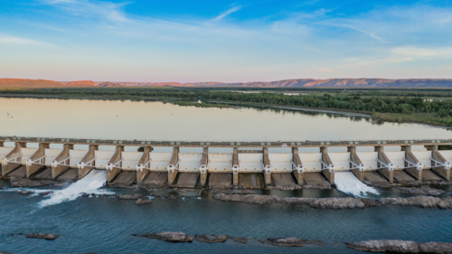 Ord River Dam, KNX - Australian Stock Image
