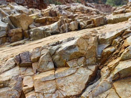 Ormiston Gorge and Pound at the West MacDonnell Ranges - Australian Stock Image