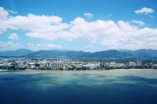 Out look of Cairns from the ocean