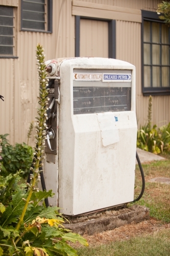 Out of order - petrol bowser - Australian Stock Image