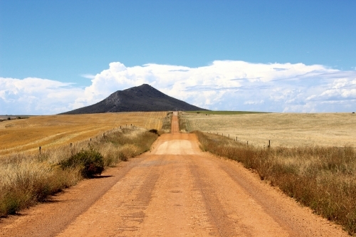 Outback dirt road in summer