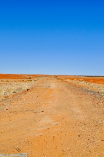 Outback road into the distance