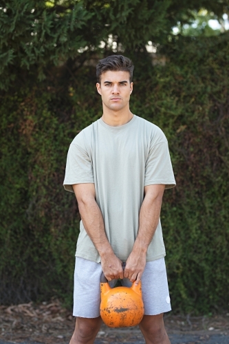 Outdoor Workout - Australian Stock Image