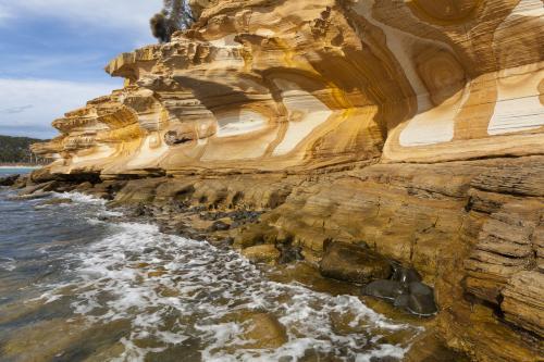 Painted Cliffs - Australian Stock Image