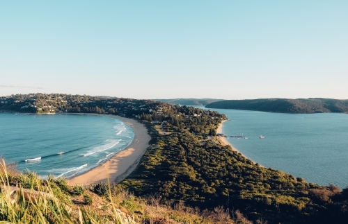 Palm Beach sunset - Australian Stock Image