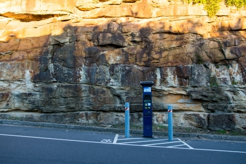 Parking Ticket Machine - Solar Powered - Australian Stock Image