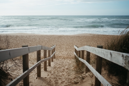 Path down to the beach - Australian Stock Image