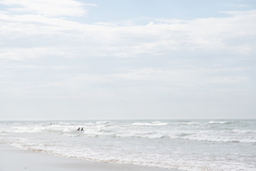People swimming in ocean - Australian Stock Image