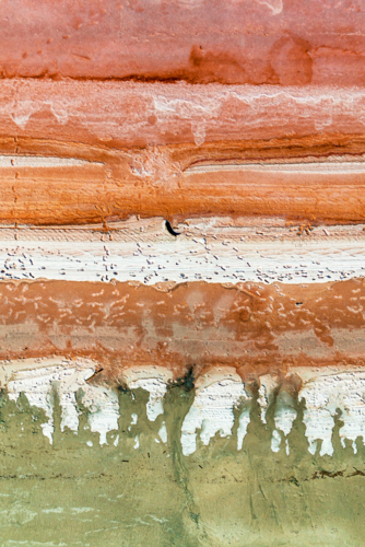 Pink Lake texture from overhead - Australian Stock Image
