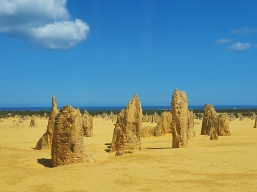 Pinnacle rock formations - Australian Stock Image