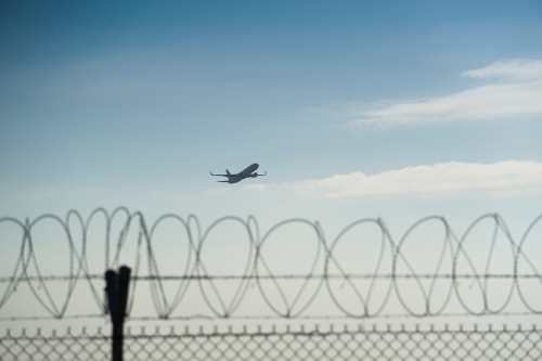 Plane taking off - Australian Stock Image