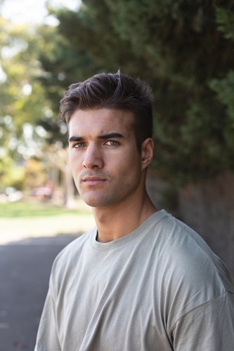 portrait of a male - Australian Stock Image