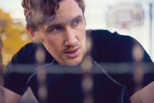 Portrait of a man with a fitness lifestyle - Australian Stock Image