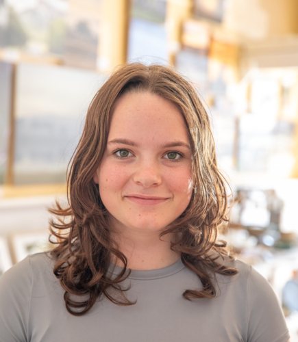 Portrait of a young woman smiling - Australian Stock Image