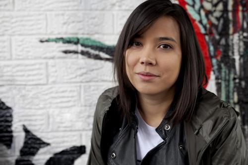 Portrait of eurasian woman - Australian Stock Image