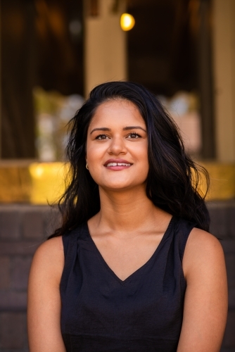 portrait of Indian woman - Australian Stock Image
