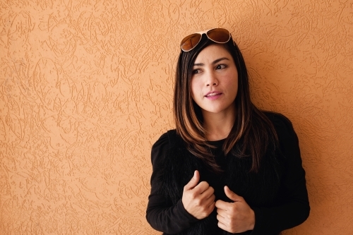 Portrait of Southeast Asian multicultural woman - Australian Stock Image