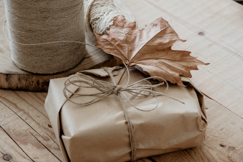 Present wrapping - Australian Stock Image