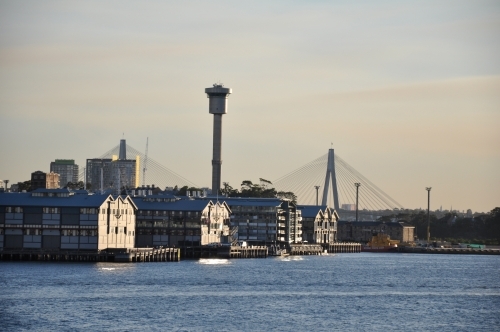Pyrmont Piers - Australian Stock Image