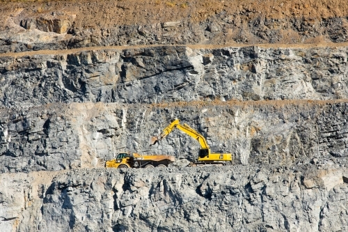 Quarry Operations - Australian Stock Image