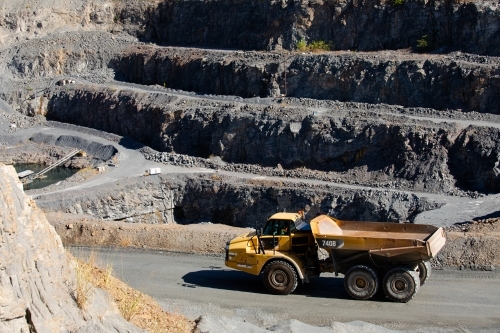 Quarry Operations - Australian Stock Image