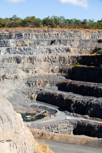 Quarry Operations - Australian Stock Image