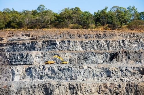 Quarry Operations - Australian Stock Image