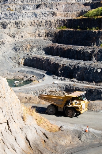 Quarry Operations - Australian Stock Image