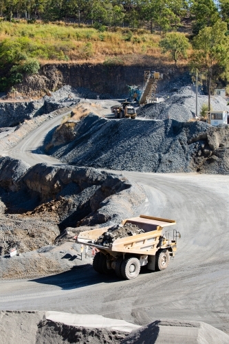 Quarry Operations - Australian Stock Image