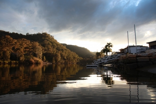 Quiet river - Australian Stock Image