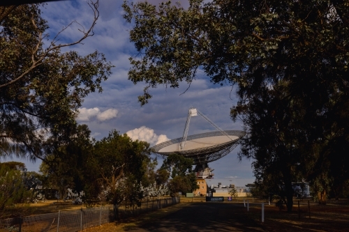 Radio telescope satellite dish located at Parkes NSW