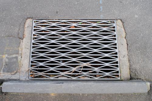 Rain water drain - Australian Stock Image