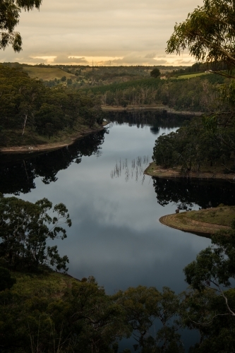Reflections on the Lal Lal Reservoir
