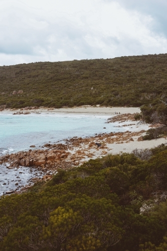 Remote rugged bay - Australian Stock Image
