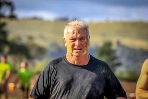 Retiree completing fitness course