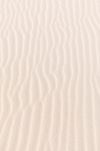 ripples in white sand - Australian Stock Image