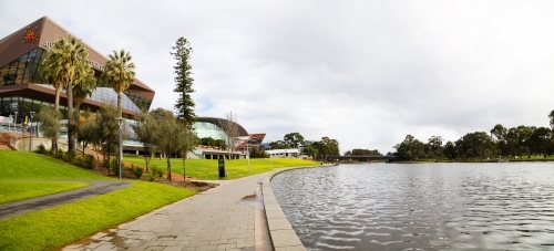 Riverbank pathways - Australian Stock Image