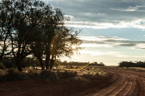 Road in Australian outback