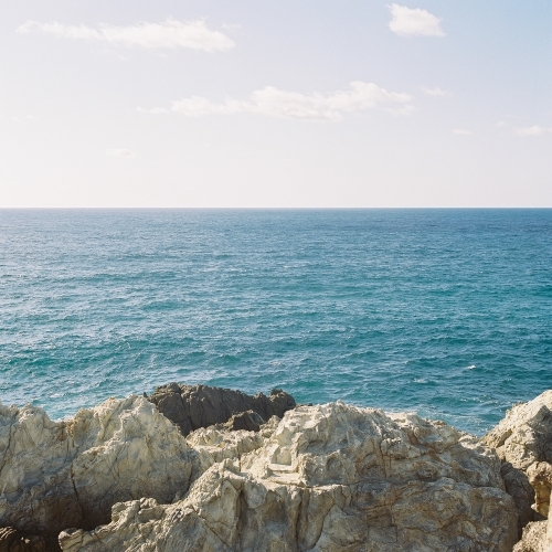 Rocks and the Sea - Australian Stock Image