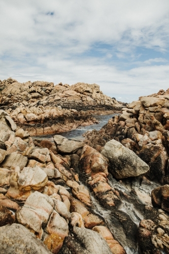 Rocky Coast - Australian Stock Image