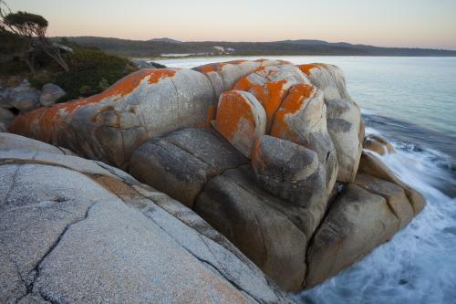 Rocky coastline at dawn - Australian Stock Image